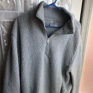 Grey Fuzzy Pullover